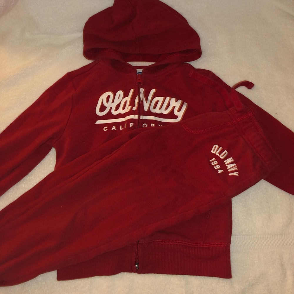 Red Old Navy Matching Set